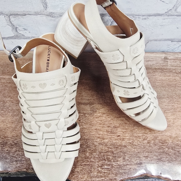 Lucky Brand Leather Heels - Picture 2 of 8